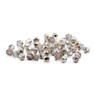 Cristaux de Bohême 6mm facettés en verre pour bijoux Platino