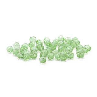 Cristaux de Bohême 6mm facettés en verre pour bijoux Verde menta