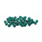 Medio Cristal Verde Esmeralda 6mm, brillo elegante | Tessiland