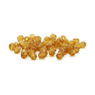 Cristaux de Bohême 6mm facettés en verre pour bijoux Ambra