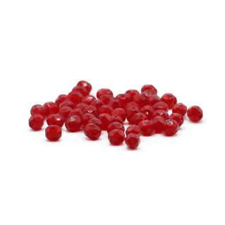 Cristaux de Bohême 6mm facettés en verre pour bijoux Rubino