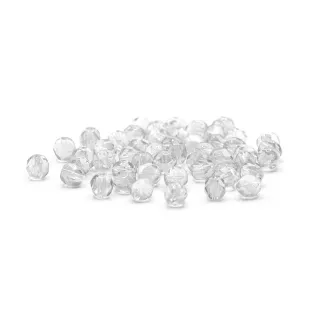 Cristaux de Bohême 6mm facettés en verre pour bijoux Ghiaccio