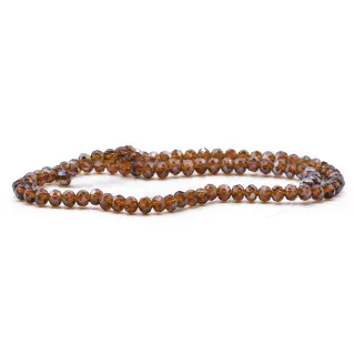 Cristaux en verre à facettes de 6 mm pour bijoux B43 acero
