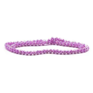 Cristaux en verre à facettes de 6 mm pour bijoux B197 bougainvillea