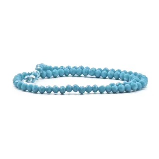 6mm Faceted Glass Crystals for Jewelry A163 topazio