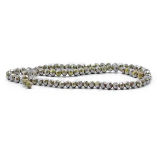 Cristaux en verre à facettes de 6 mm pour bijoux A165 tortora