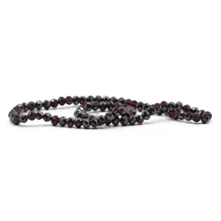 Cristaux en verre à facettes de 6 mm pour bijoux A193 oxblood