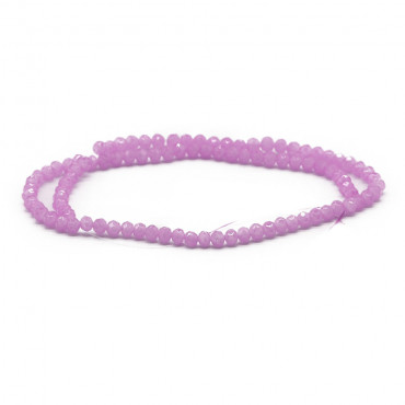 Cristalli sfaccettati in vetro 4mm per bijoux X88 eliotropo