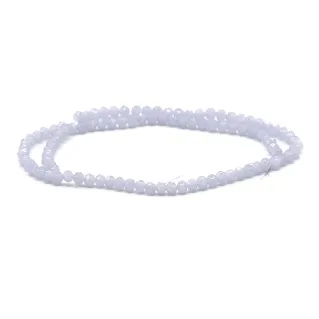 Cristaux facettés en verre de 4 mm pour bijoux X99 pervinca
