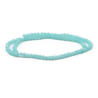 Cristaux facettés en verre de 4 mm pour bijoux X102 tiffany