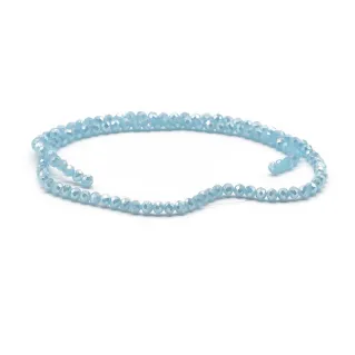 Cristaux facettés en verre de 4 mm pour bijoux A100 celadon