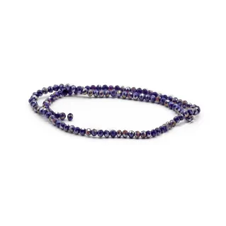 Cristaux facettés en verre de 4 mm pour bijoux A153 tanzanite