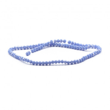 Faceted Crystals 4 mm A154 Solid Iridescent Iris| Tessiland