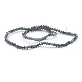 4mm Faceted Glass Crystals for Jewelry A209 indigo