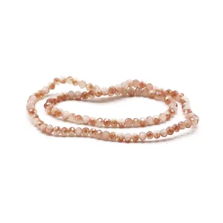 4mm Faceted Glass Crystals for Jewelry A236 blend duna