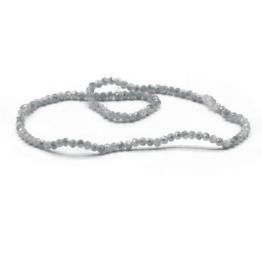 Cristalli sfaccettati in vetro 4mm per bijoux A249 perla