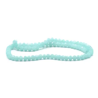 6mm Faceted Glass Crystals for Jewelry X102 tiffany