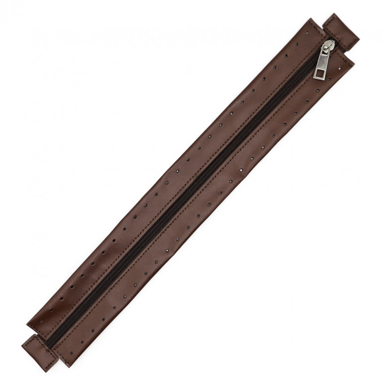 Zip 40cm Lampo per borsa Marrone