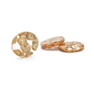 Lucea Buttons with Sequins Ambra