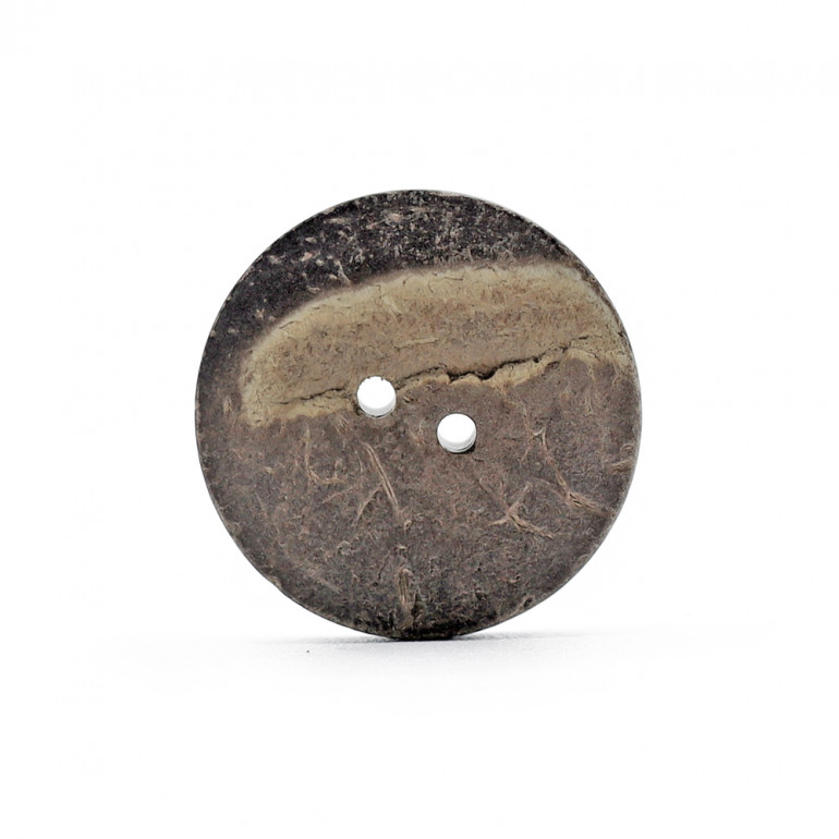 Cocco Natural Button 25mm rustic style 1pcs | Tessiland