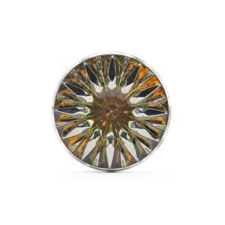 Radiant Amber Button 30 mm | Tessiland