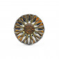 Bouton Rayonnant ambre 30 mm | Tessiland