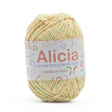Alicia cotton viscose blend 50g ball Giallo