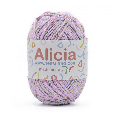 Alicia mélange coton viscose pelote 50g Lilla