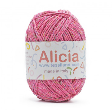 Alicia mélange coton viscose pelote 50g Pink
