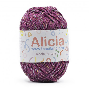 Alicia misto cotone viscosa gomitolo 50g Vinaccia