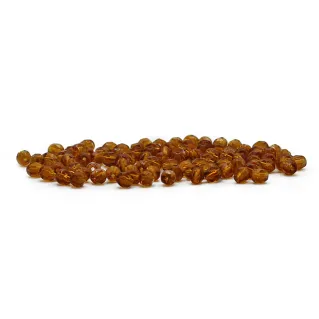 Cristaux de Bohême 4 mm facettés en verre pour bijoux Ambra scuro