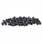 Faceted Half Crystal Anthracite 4mm, refined shine | Tessiland