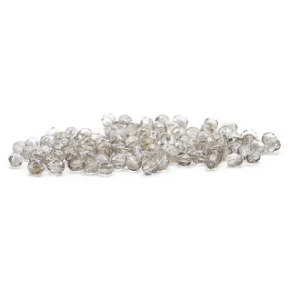 4mm Bohemian Faceted Glass Crystals for Jewelry Beige