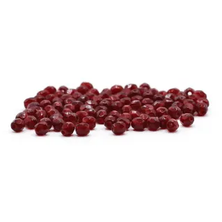 Cristaux de Bohême 4 mm facettés en verre pour bijoux Bordeaux