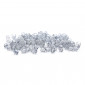 Faceted Half Crystal Dark Ice 4mm, refined shine | Tessiland