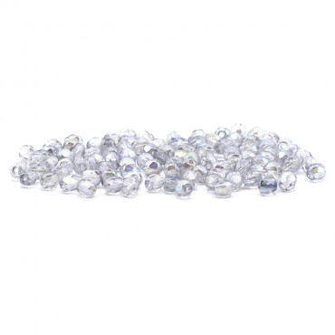 Cristalli Boemia sfaccettati in vetro 4mm per bijoux Glicine cangiante