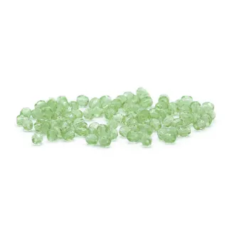 Cristaux de Bohême 4 mm facettés en verre pour bijoux Verde menta