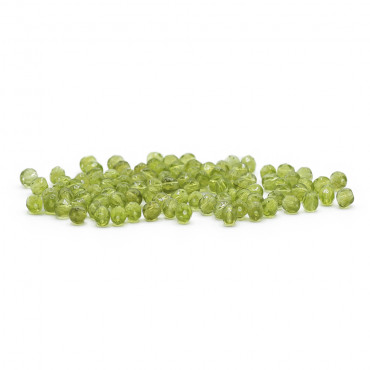 Demi-Cristal Vert Pistache 4mm, éclat raffiné | Tessiland