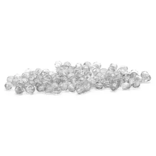 Cristaux de Bohême 4 mm facettés en verre pour bijoux Grigio scuro