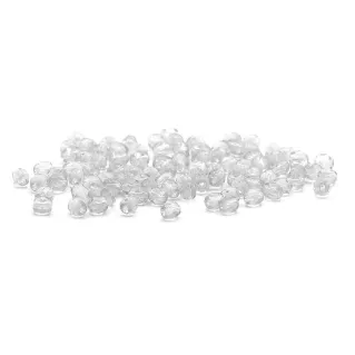 Cristaux de Bohême 4 mm facettés en verre pour bijoux Trasparente scuro