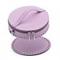 Set Mini Secchiello ecopelle Lilla Design tondo | Tessiland