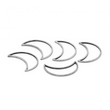 Forma geometrica Luna big in Metallo per bijoux | Tessiland