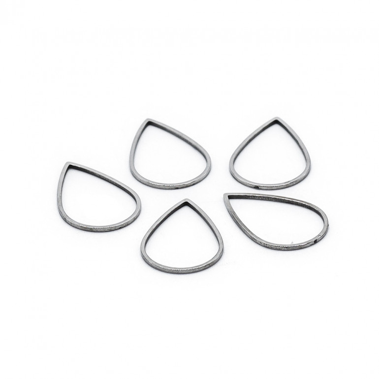 Forma geometrica Goccia small in Metallo per bijoux | Tessiland