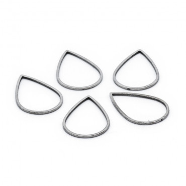 Forma geometrica Goccia medium in Metallo per bijoux | Tessiland