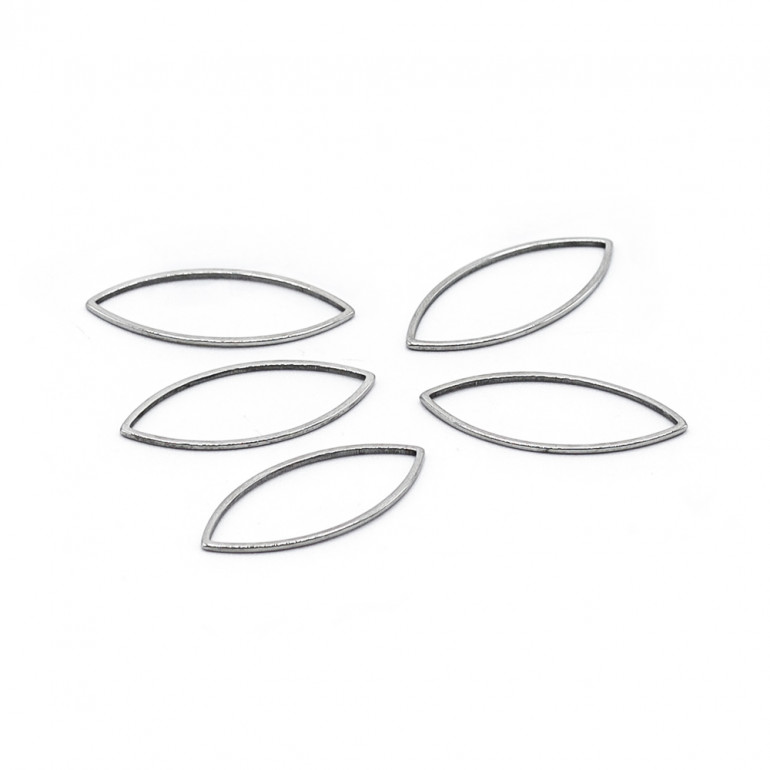 Forme géométrique feuille medium en Métal pour bijoux | Tessiland