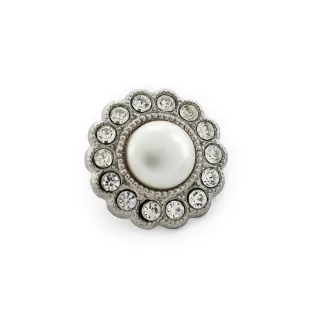 Bouton bijou Isabel Argento