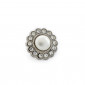 Bouton bijou Isabel avec perle | Tessiland