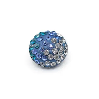 Noor Gem Button Blue