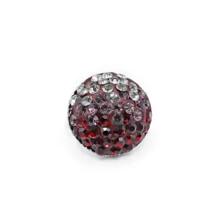 Noor Gem Button Rubino