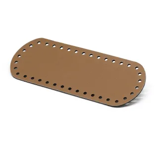 Oval Eco-Leather Bag Bottom 21x8 cm | Tessiland